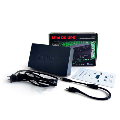 HKIVI DC Mini Ups For Wifi Router 20000mah 8800mah Poe Ups 10400mah Output 9v 12v 15v 24v Mini Ups For Router And Modem